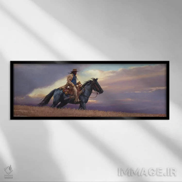 تابلو پیشاهنگ اثر جو ولاسکز - نمای قابدار مشکی