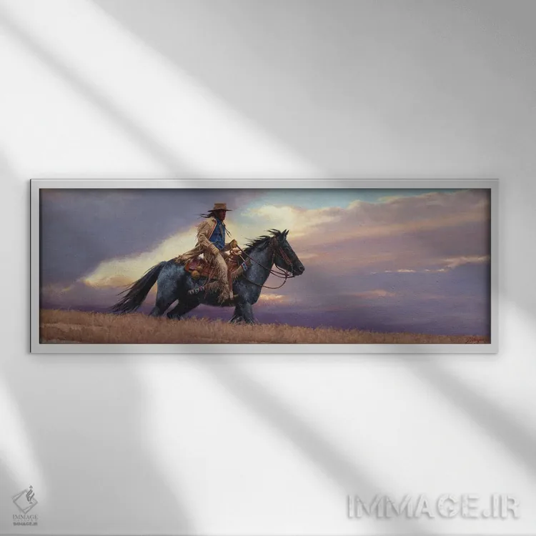 تابلو پیشاهنگ اثر جو ولاسکز - نمای قابدار سفید