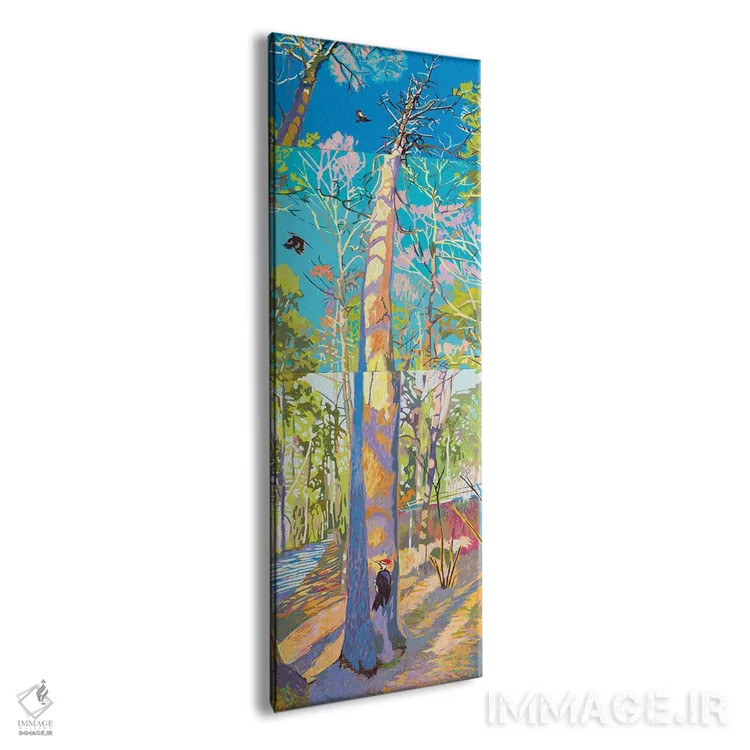 تابلو دوستان قدیمی اثر جاستین شال - نمای پرسپکتیو محصول