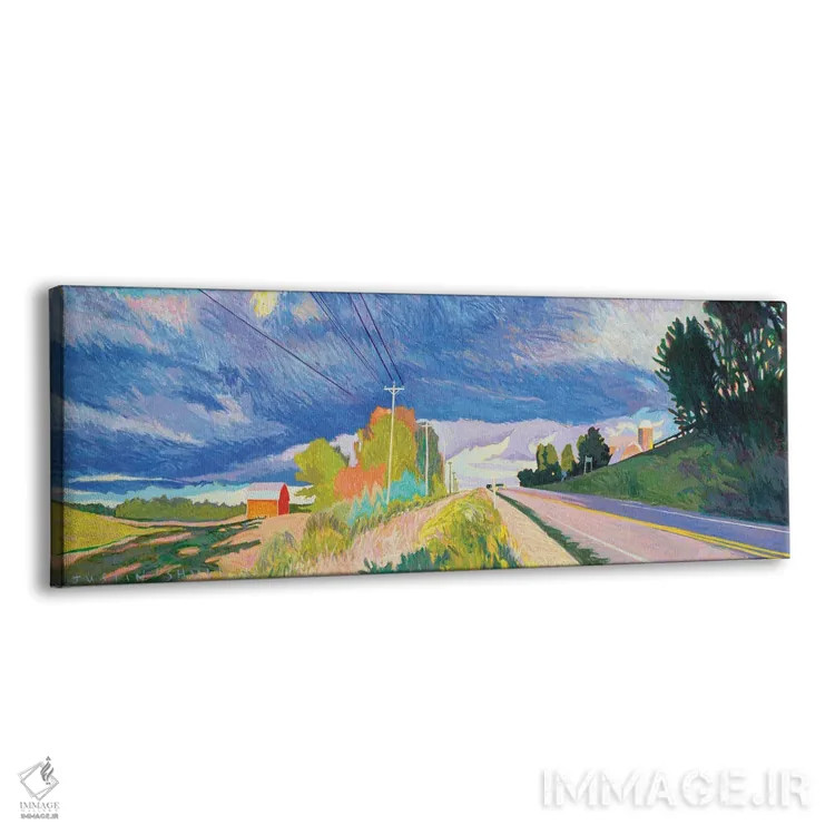 تابلو عبور کردن اثر جاستین شال - نمای پرسپکتیو محصول