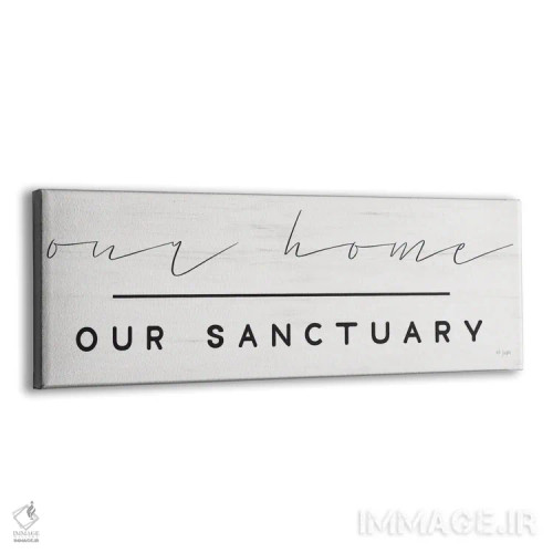 تابلو Our Sanctuary,خانه ما، پناهگاه ما اثر جکسون بلوار (برند هنری) - نمای پرسپکتیو محصول
