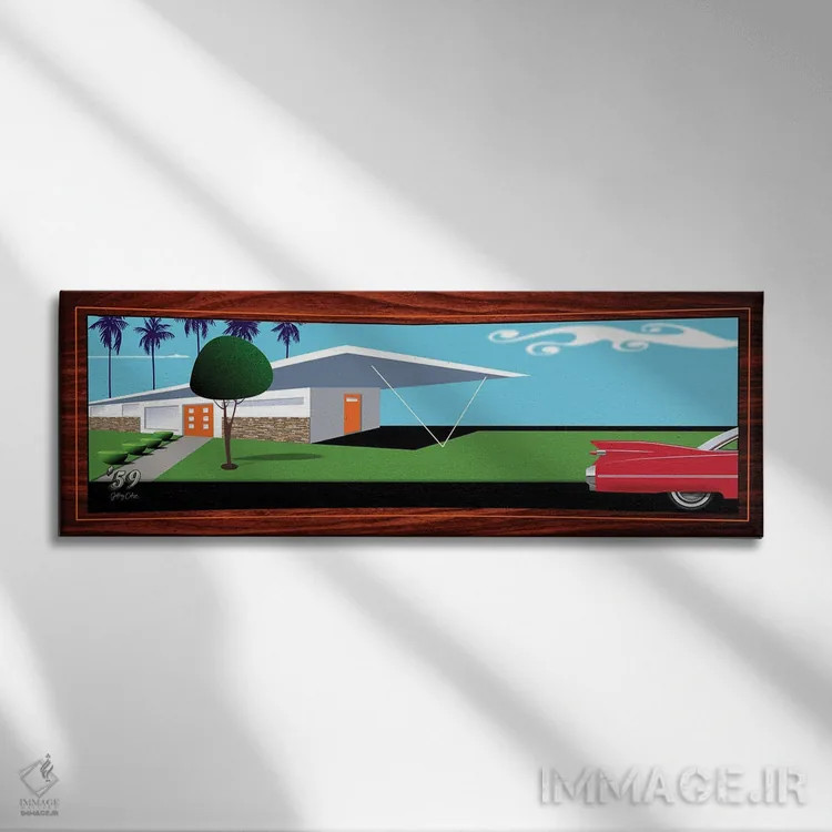 تابلو ۵۹ اثر جفری کولیسون - نمای روبهرو روی دیوار