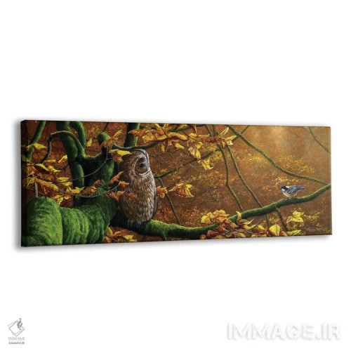 تابلو محاصره شده (معمولاً مهاجمه پرندگان به شکارچی) اثر جرمی پاول - نمای پرسپکتیو محصول