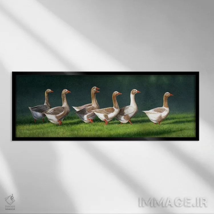 تابلو رژه اثر جرمی پاول - نمای قابدار مشکی