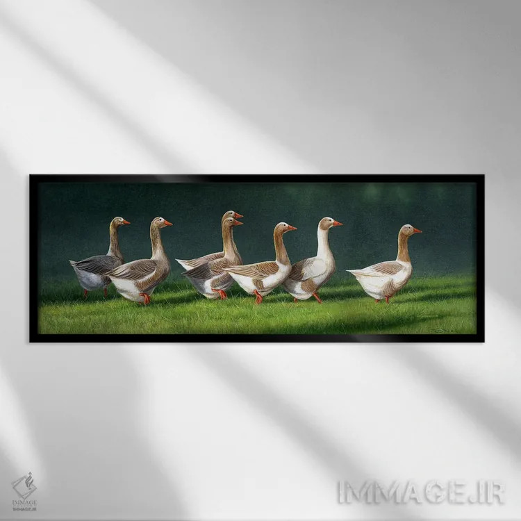 تابلو رژه اثر جرمی پاول - نمای قابدار مشکی