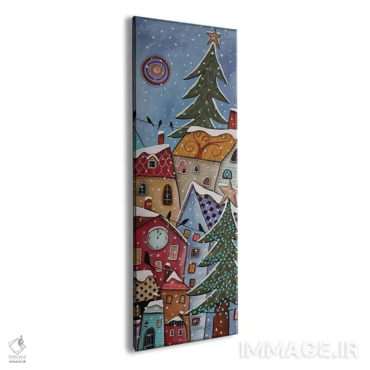 تابلو ساعت یک اثر کارلا جرارد - نمای پرسپکتیو محصول