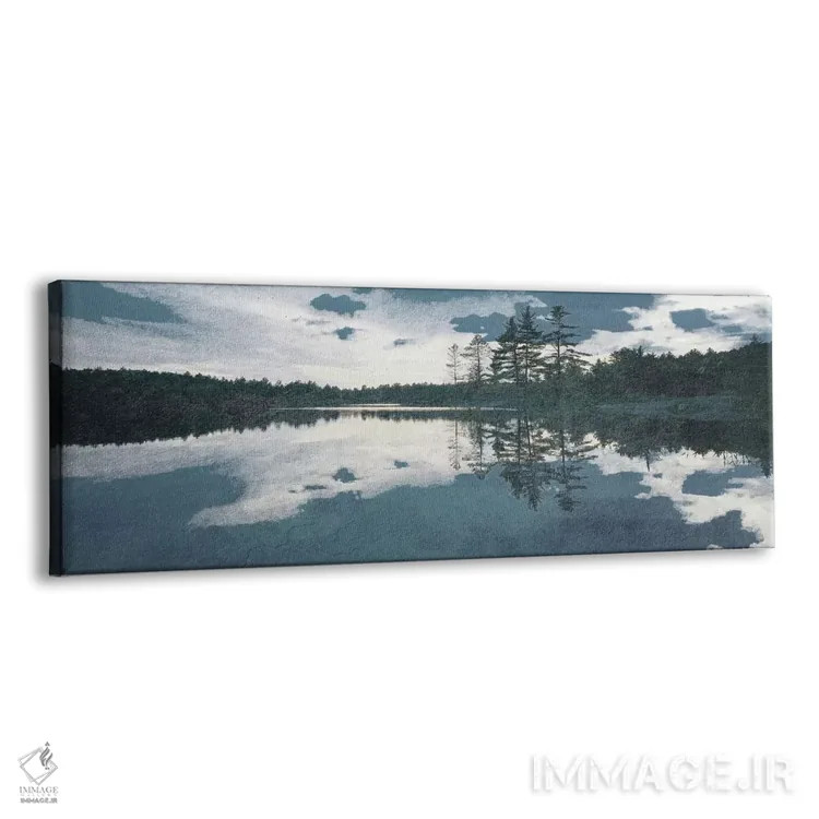 تابلو دریاچهٔ کوهستانی اثر کیمبرلی آلن - نمای پرسپکتیو محصول