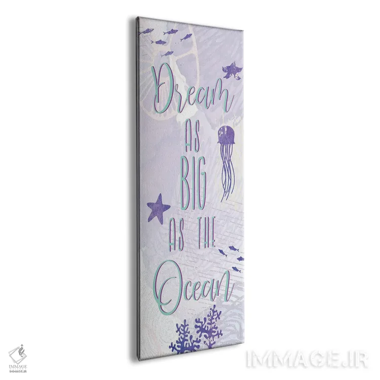 تابلو بزرگ به اندازه اقیانوس I اثر کیمبرلی آلن - نمای پرسپکتیو محصول