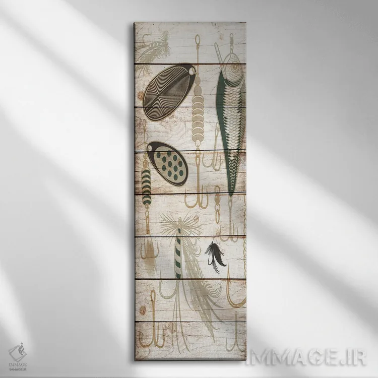 تابلو تابلوی ماهیگیری II اثر کیمبرلی آلن - نمای روبهرو روی دیوار