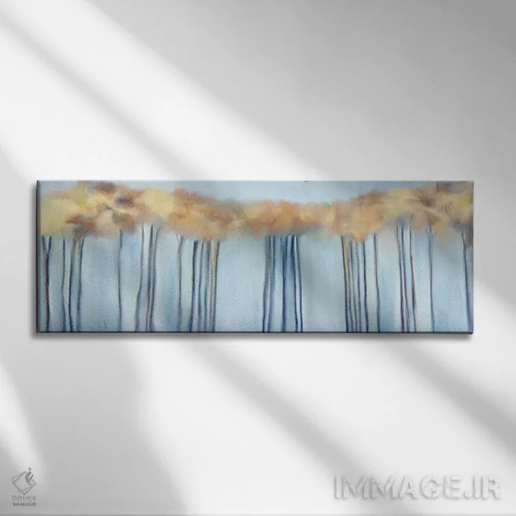 تابلو پاییز زرد نسخه ۲ اثر کیمبرلی آلن - نمای روبهرو روی دیوار