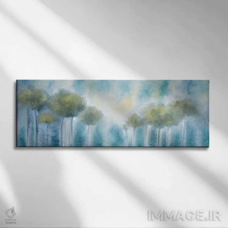 تابلو بیشه زرد نسخه ۲ اثر کیمبرلی آلن - نمای روبهرو روی دیوار