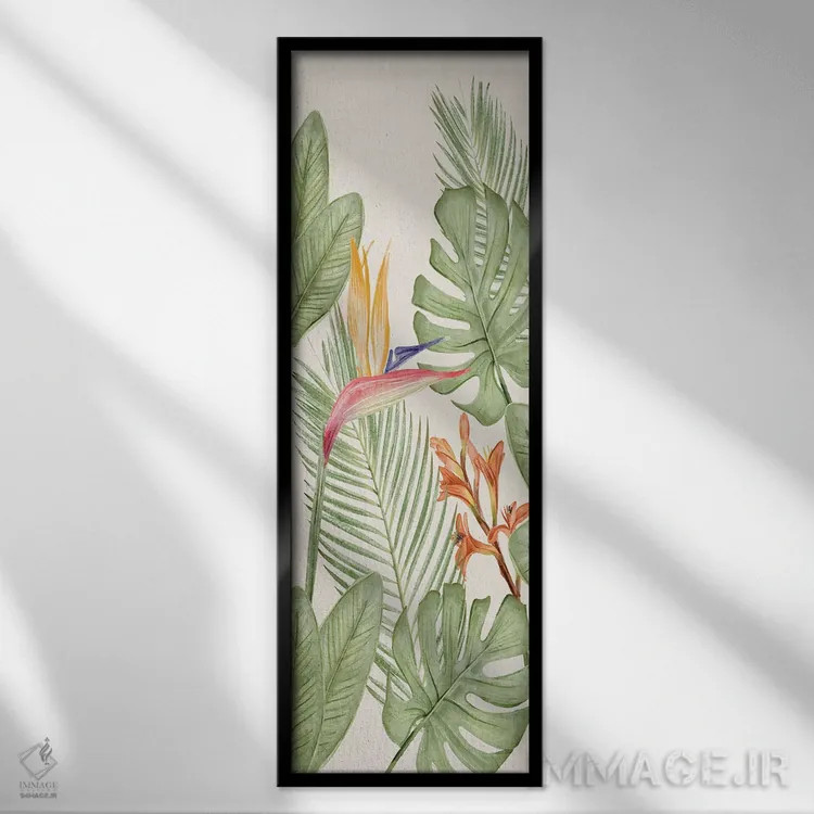 تابلو پنل استوایی (شماره ۲) اثر کیمبرلی آلن - نمای قابدار مشکی