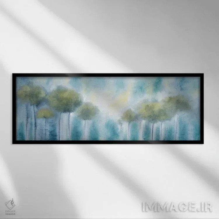 تابلو بیشه زرد نسخه ۲ اثر کیمبرلی آلن - نمای قابدار مشکی