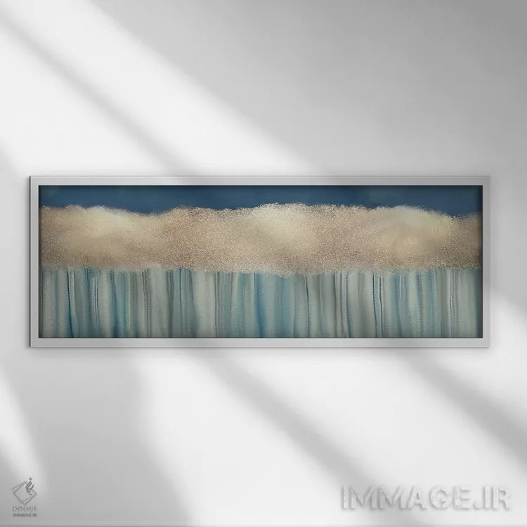 تابلو طلای جنگل نسخه ۲ اثر کیمبرلی آلن - نمای قابدار سفید