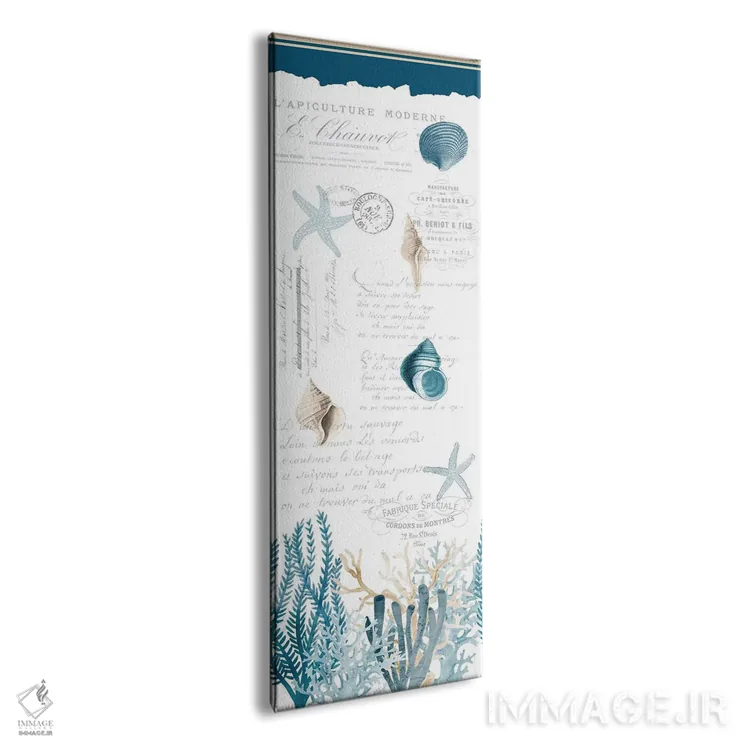 تابلو خلیج مرجانی آبی اثر کیمبرلی آلن - نمای پرسپکتیو محصول