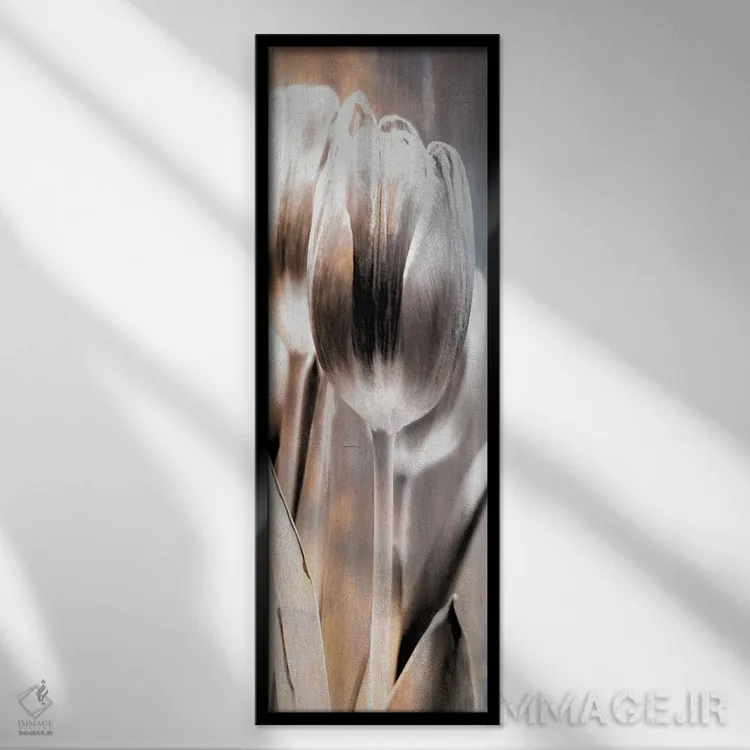 تابلو لاله I اثر کیمبرلی آلن - نمای قابدار مشکی