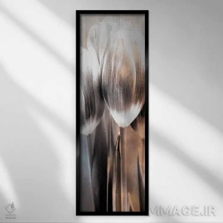 تابلو لاله II اثر کیمبرلی آلن - نمای قابدار مشکی