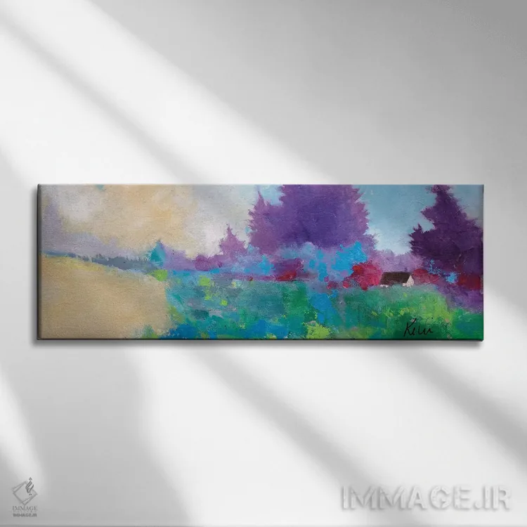 تابلو عصر تنها اثر کری مککیب - نمای روبهرو روی دیوار