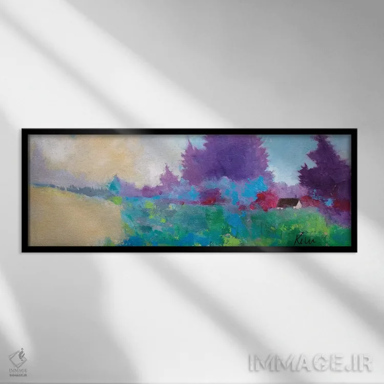 تابلو عصر تنها اثر کری مککیب - نمای قابدار مشکی