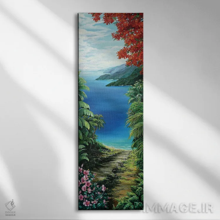 تابلو نمای من اثر کارین داون کلشال-بست - نمای روبهرو روی دیوار