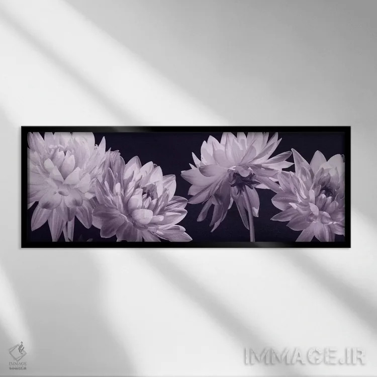 تابلو همه در یک صف اثر کارولین کلی - نمای قابدار مشکی