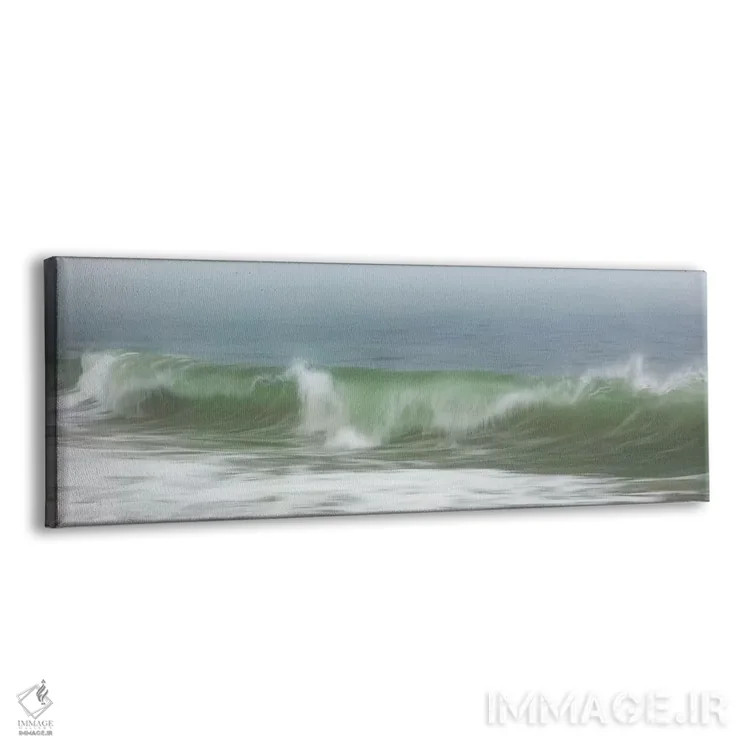 تابلو ساحل سرفساید در مه اثر کاترین ژاندرو - نمای پرسپکتیو محصول