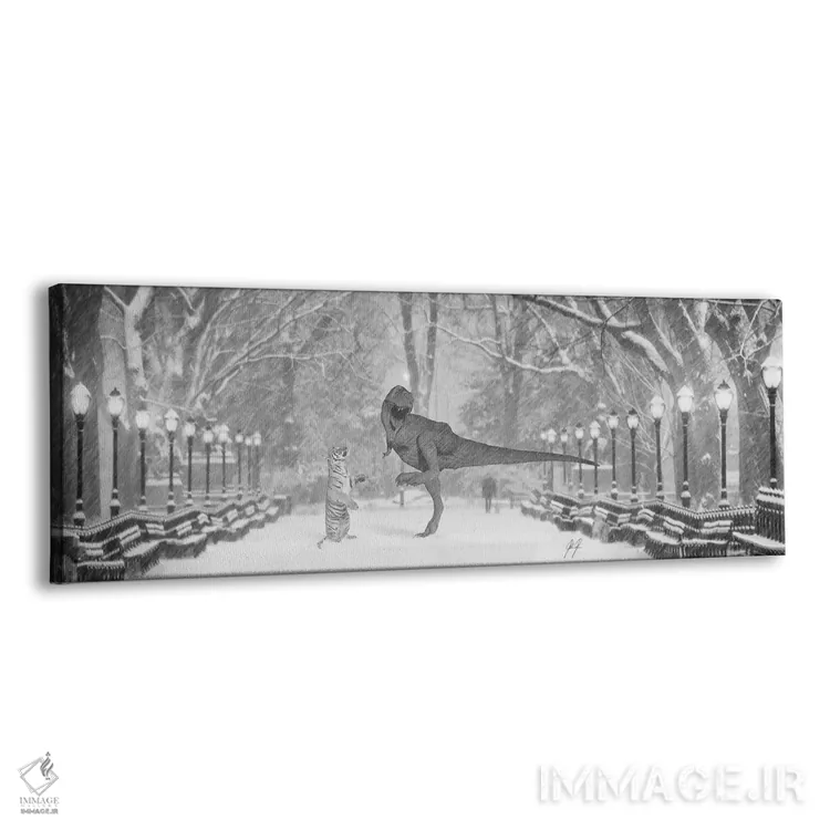 تابلو با من برقص اثر کاترین فدرر - نمای پرسپکتیو محصول