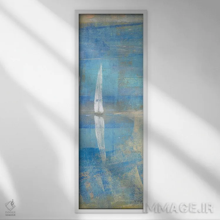 تابلو در دوردستها II اثر کینگزلی - نمای قابدار سفید