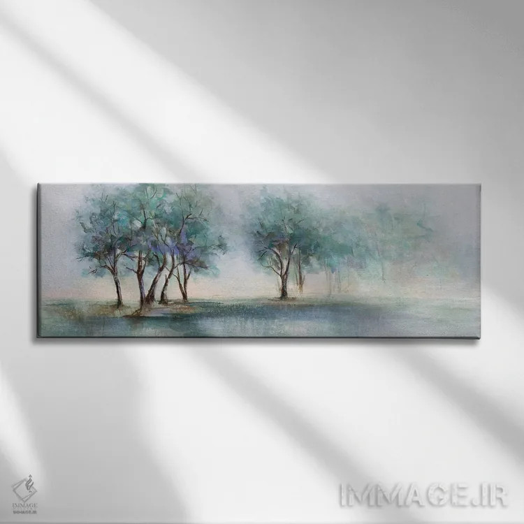 تابلو نور سپیدهدم اثر کارن هیل - نمای روبهرو روی دیوار