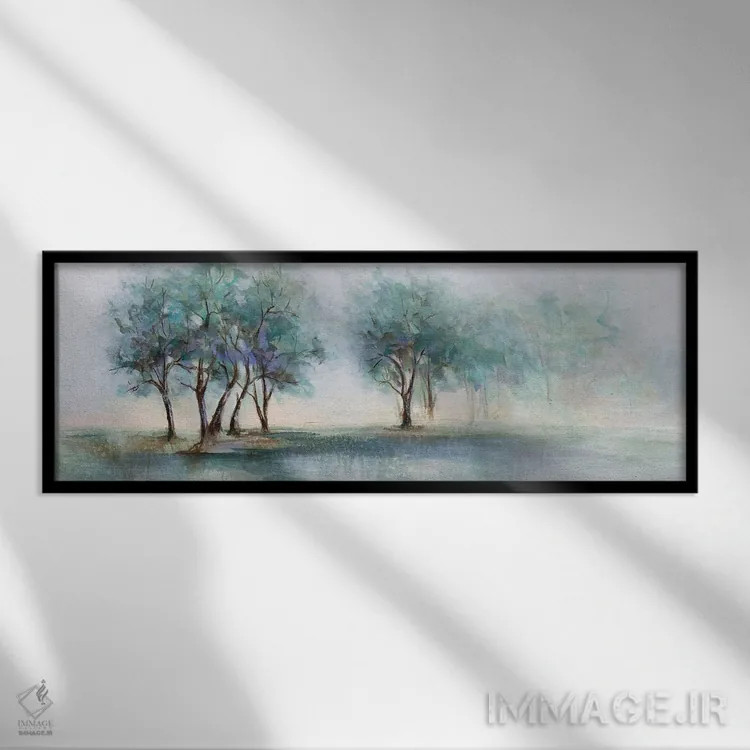تابلو نور سپیدهدم اثر کارن هیل - نمای قابدار مشکی