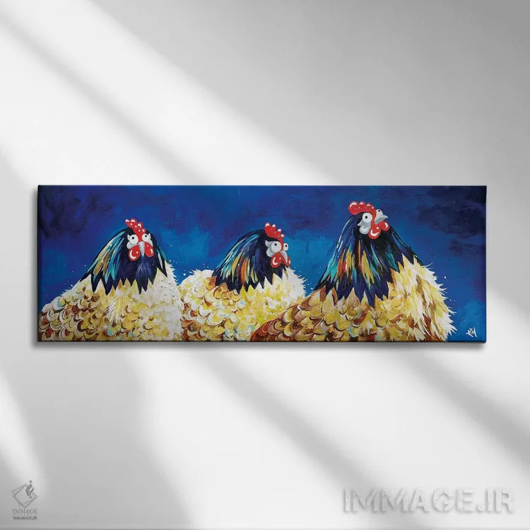تابلو مهمانی شب مجردی (دخترانه) اثر کیم هاسکینز - نمای روبهرو روی دیوار