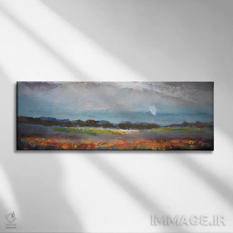 تابلو باران نرم اثر کیپ دکر - نمای روبهرو روی دیوار