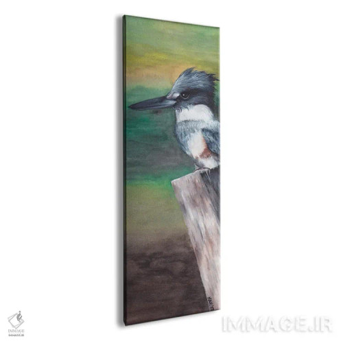 تابلو مرغ ماهیخوار اثر هنر و طراحی KAK (استودیو هنری) - نمای پرسپکتیو محصول