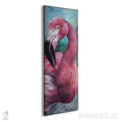 تابلو فلامینگو II اثر هنر و طراحی KAK (استودیو هنری) - نمای پرسپکتیو محصول