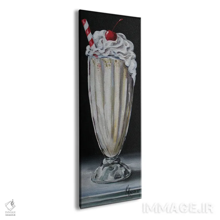 تابلو میلکشیک اثر کریستین کاینر - نمای پرسپکتیو محصول