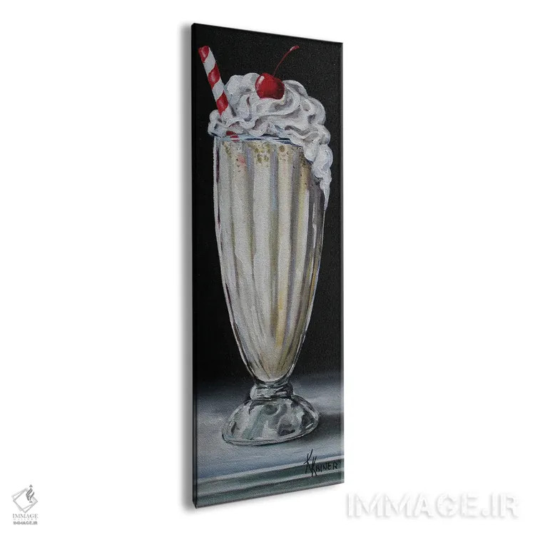 تابلو میلکشیک اثر کریستین کاینر - نمای پرسپکتیو محصول