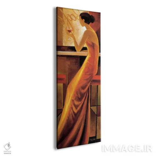 تابلو مرموز اثر کیت مالِت - نمای پرسپکتیو محصول