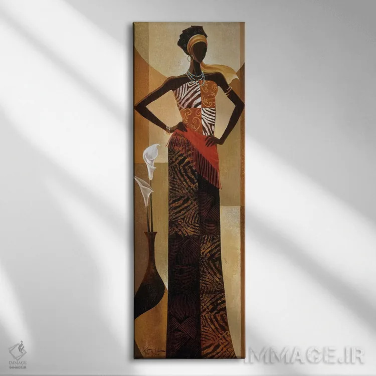 تابلو امیرا (نام خاص) اثر کیت مالِت - نمای روبهرو روی دیوار