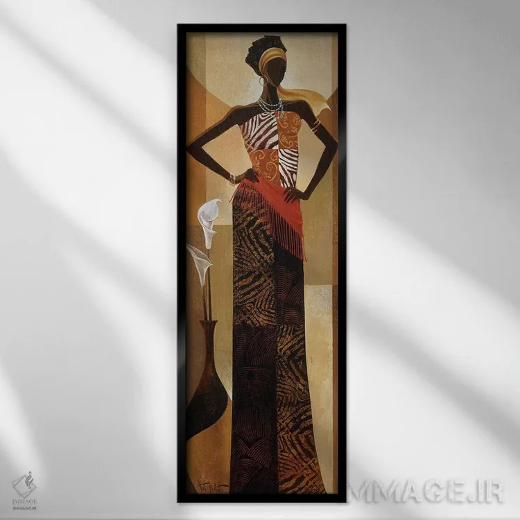 تابلو امیرا (نام خاص) اثر کیت مالِت - نمای قابدار مشکی