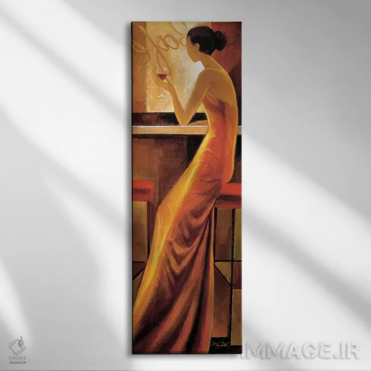 تابلو مرموز اثر کیت مالِت - نمای روبهرو روی دیوار