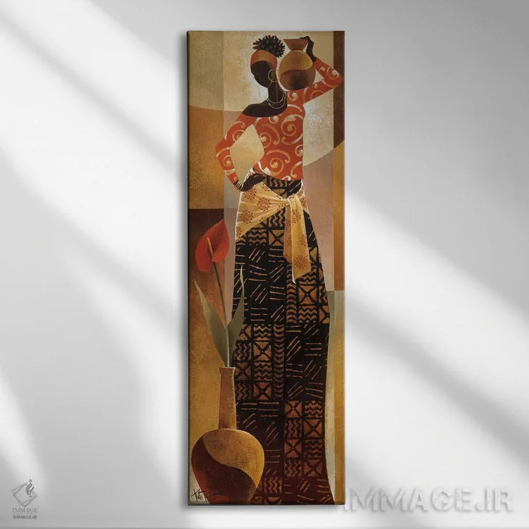 تابلو بهیه (نام خاص) اثر کیت مالِت - نمای روبهرو روی دیوار