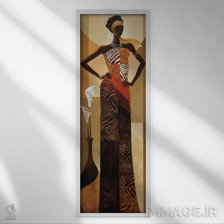 تابلو امیرا (نام خاص) اثر کیت مالِت - نمای قابدار سفید