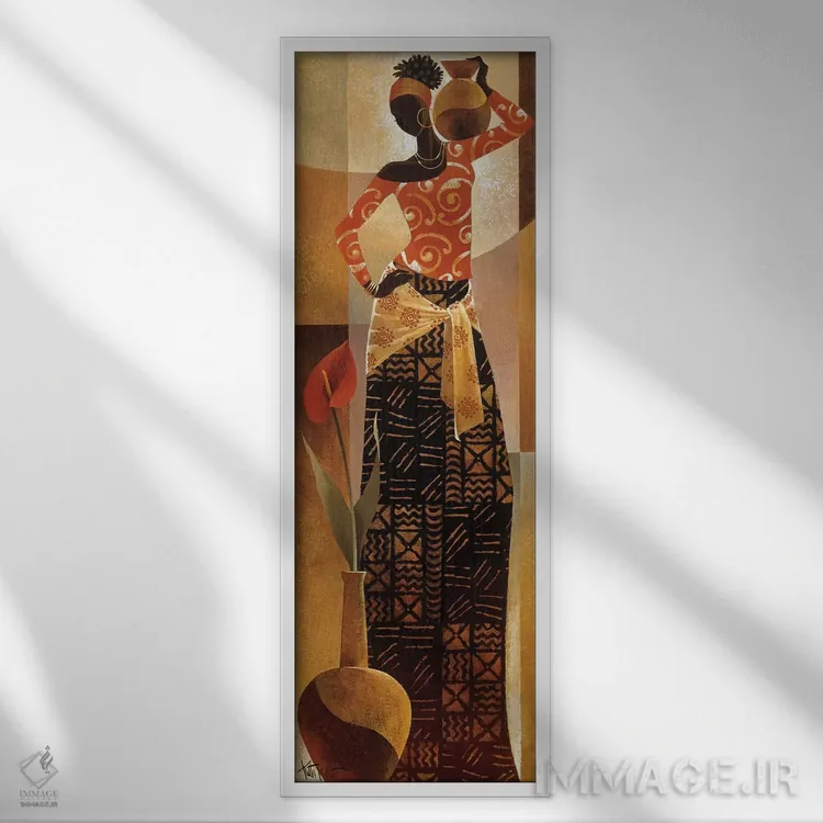 تابلو بهیه (نام خاص) اثر کیت مالِت - نمای قابدار سفید