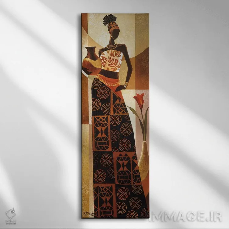 تابلو نایما (نام خاص) اثر کیت مالِت - نمای روبهرو روی دیوار