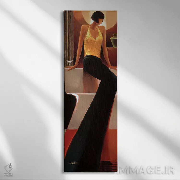 تابلو رمز و راز اثر کیت مالِت - نمای روبهرو روی دیوار