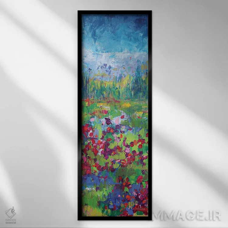 تابلو سه خواهر ۲ اثر کندون کریشنز (شرکت/استودیو هنری) - نمای قابدار مشکی