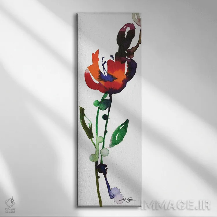 تابلو ذن گل هشتم اثر کتی مورتون استنیون - نمای روبهرو روی دیوار