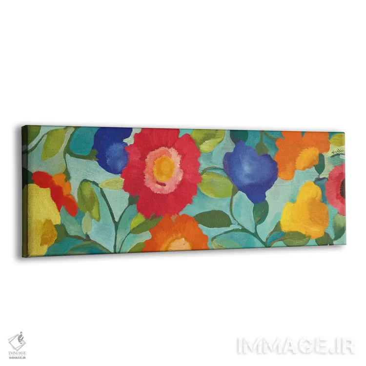 تابلو پن آبی II اثر کیم پارکر - نمای پرسپکتیو محصول