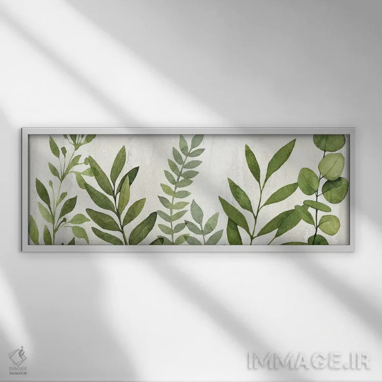 تابلو شکوه تابستان اثر کنراد ناتسن - نمای قابدار سفید