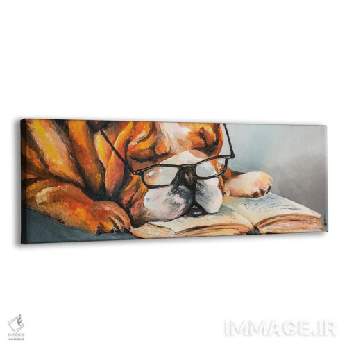 تابلو وقتی کتاب کسلکننده است اثر کوپتسووا آرت (استودیو یا برند هنری) - نمای پرسپکتیو محصول